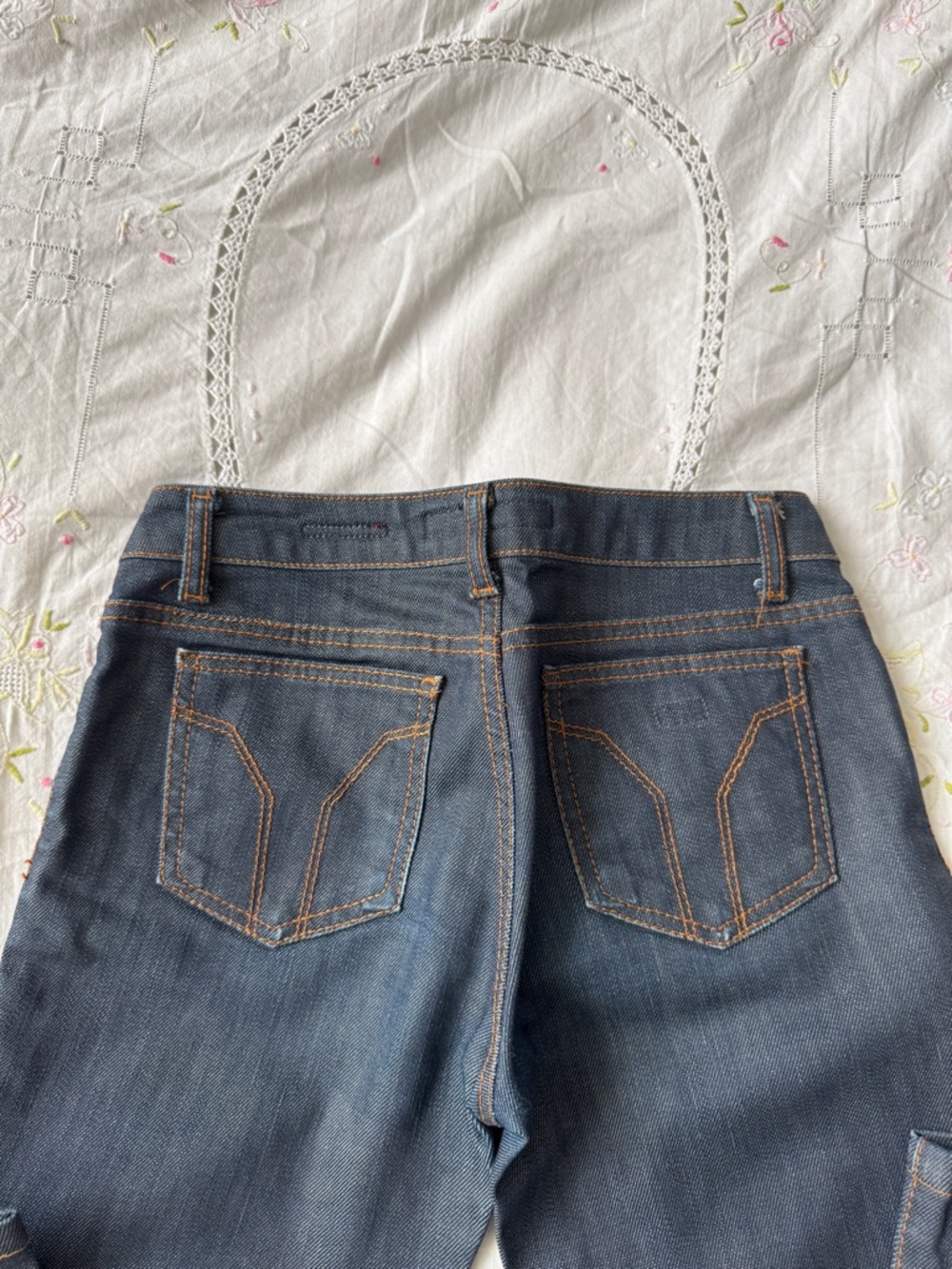 Miss Sixty Y2K Low Rise Straight Leg Model Off Duty Jeans Size 24 - Picture 6 of 10
